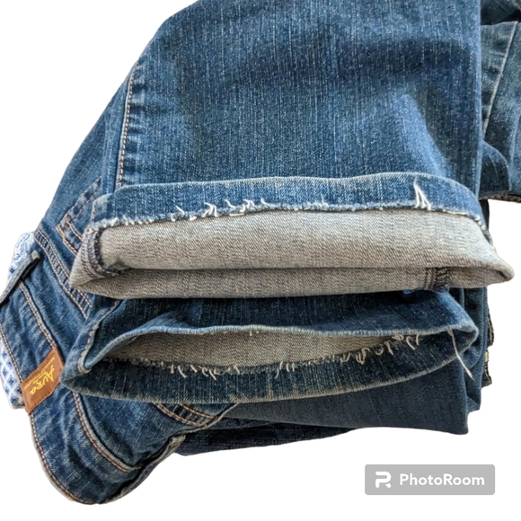 Aura Jeans By Women of Wrangler Women's Sz 10P Blue Zip Fly Short Rise Pants - Picture 6 of 16